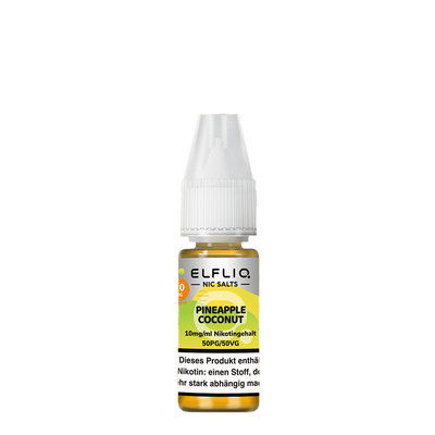 Elfliq by Elfbar Nikotinsalz - Pineapple Coconut - Liquid 10mg Elfliq by Elfbar Nikotinsalz - Pineapple Coconut - Liquid 10mg