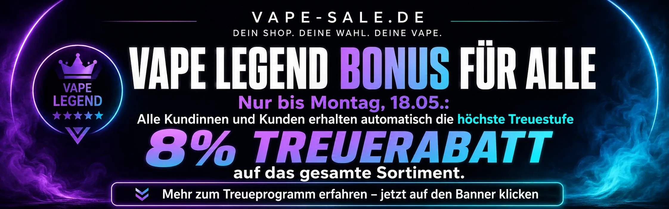 Treuerabatt 8 prozent