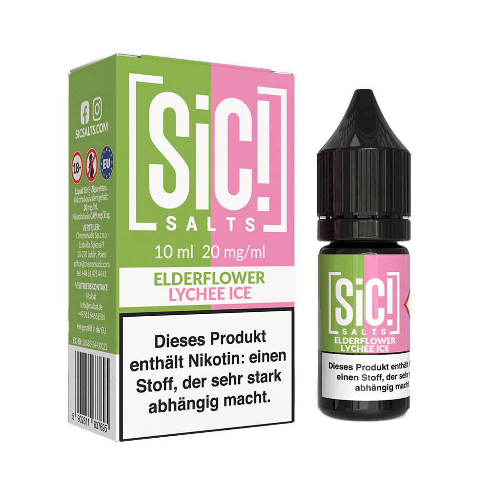 SIC Nikotinsalz Liquid - Elderflower Lychee Ice - 20mg