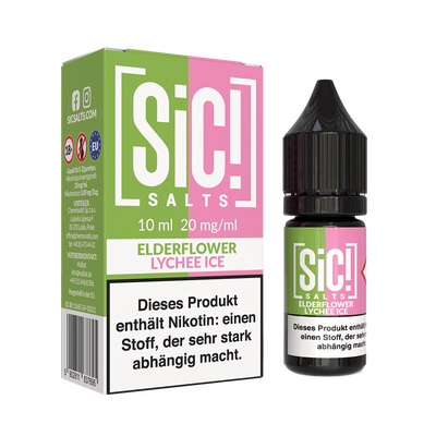 SIC Nikotinsalz Liquid - Elderflower Lychee Ice - 20mg SIC Nikotinsalz Liquid - Elderflower Lychee Ice - 20mg