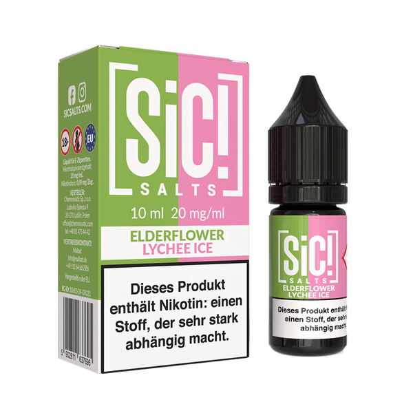 SIC Nikotinsalz Liquid - Elderflower Lychee Ice - 20mg