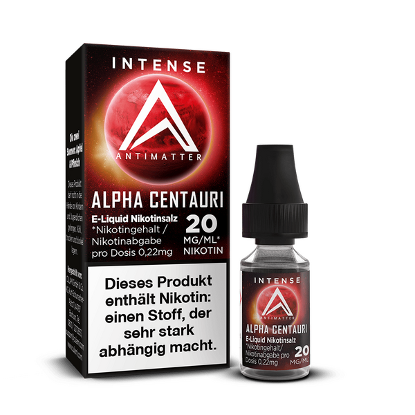 Liquid Alpha Centauri - Antimatter Intense Nikotinsalz 20mg Liquid Alpha Centauri - Antimatter Intense Nikotinsalz 20mg