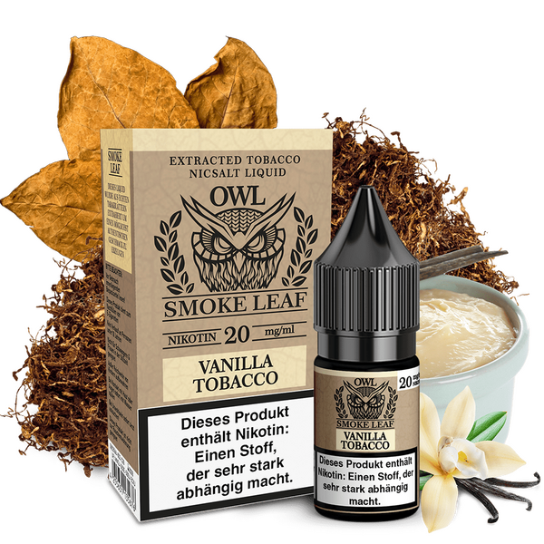 Liquid Vanilla Tobacco - OWL Smoke Leaf Nikotinsalz 20mg Liquid Vanilla Tobacco - OWL Smoke Leaf Nikotinsalz 20mg