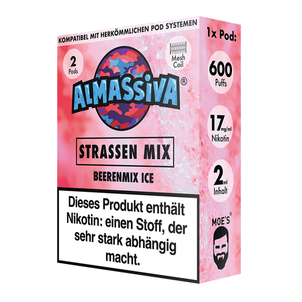 Almassiva Einweg Pod Strassen Mix 17mg