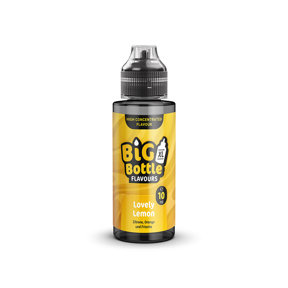Big Bottle Flavours Longfill - Lovely Lemon - 10ml Aroma in 120ml Flasche  C