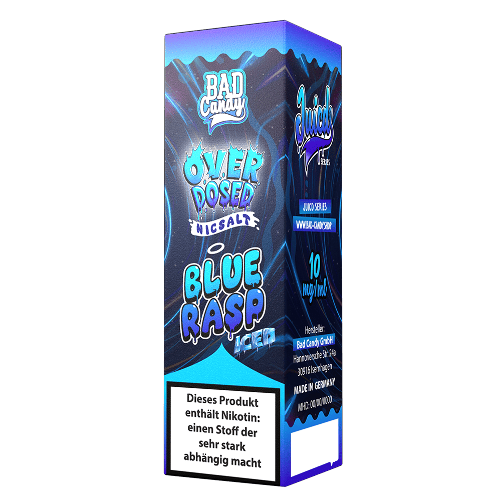 Liquid Blue Rasp Iced - Bad Candy Nikotinsalz Liquid Blue Rasp Iced - Bad Candy Nikotinsalz
