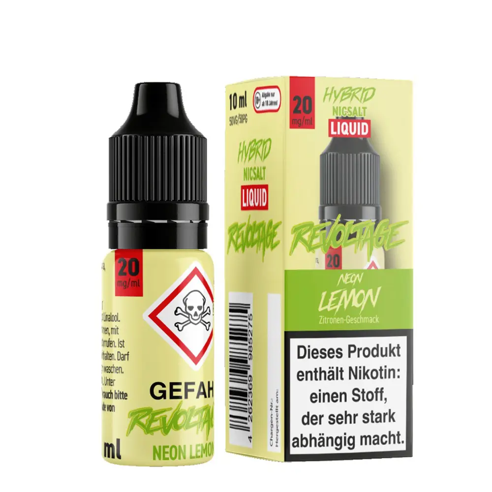 Liquid Neon Lemon - Revoltage Hybrid Nikotinsalz