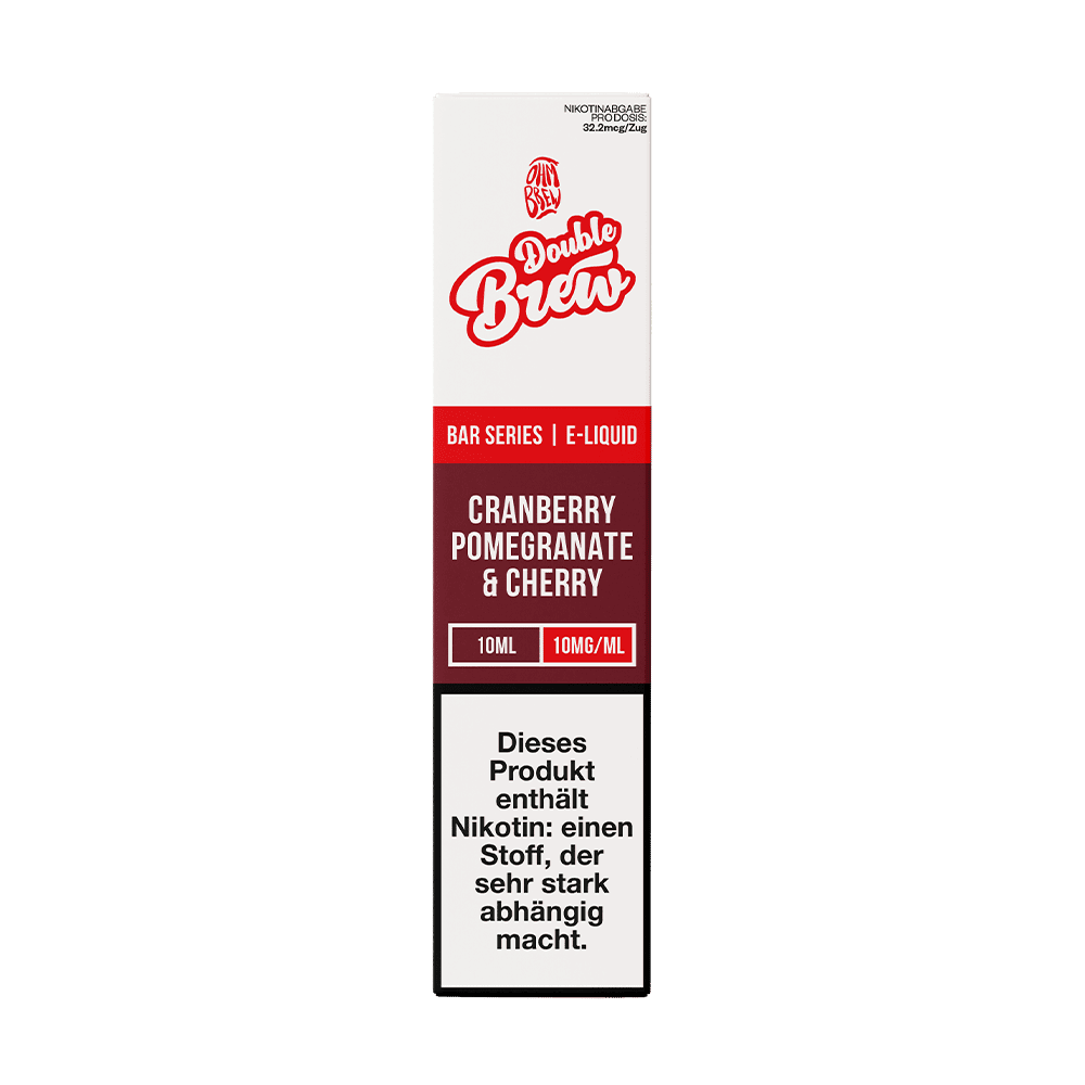 Double Brew Nikotinsalz - Cranberry Pomegranate & Cherry - 10ml Liquid 10mg  C