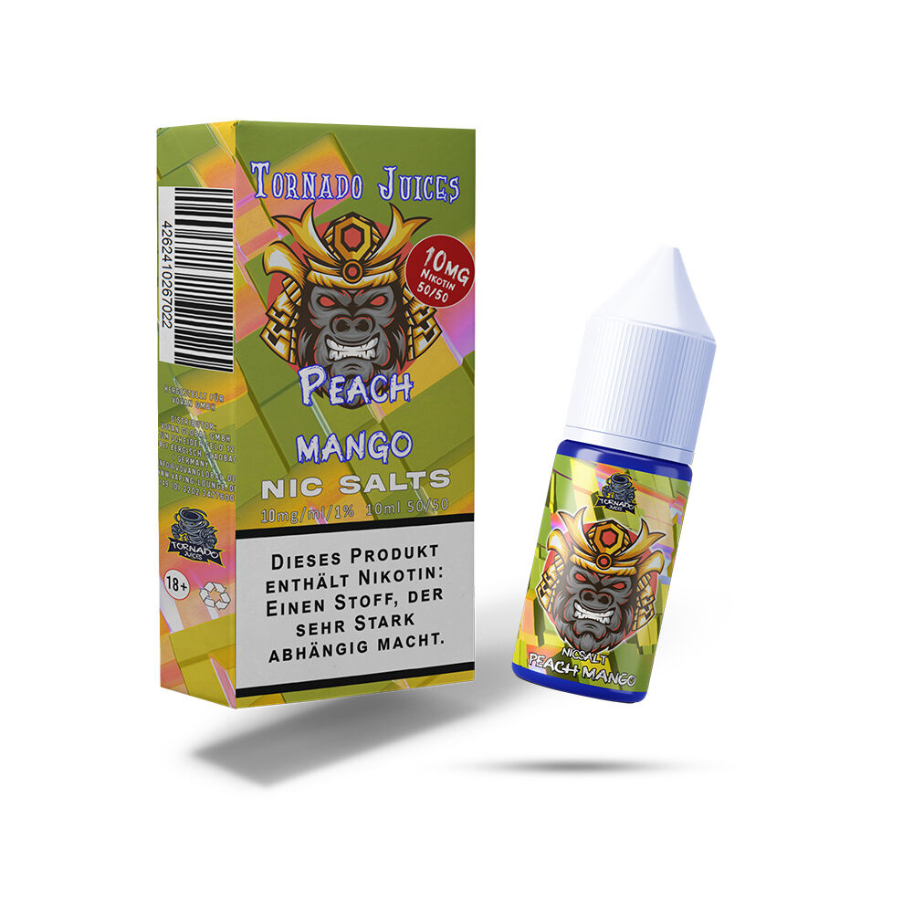Liquid Peach Mango - Tornado Juices Nikotinsalz 10mg