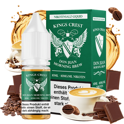 Kings Crest Nikotinsalz - Don Juan Morning Brew - 10mg