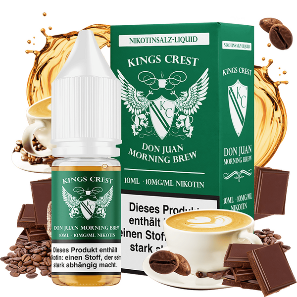 Kings Crest Nikotinsalz - Don Juan Morning Brew - 10mg