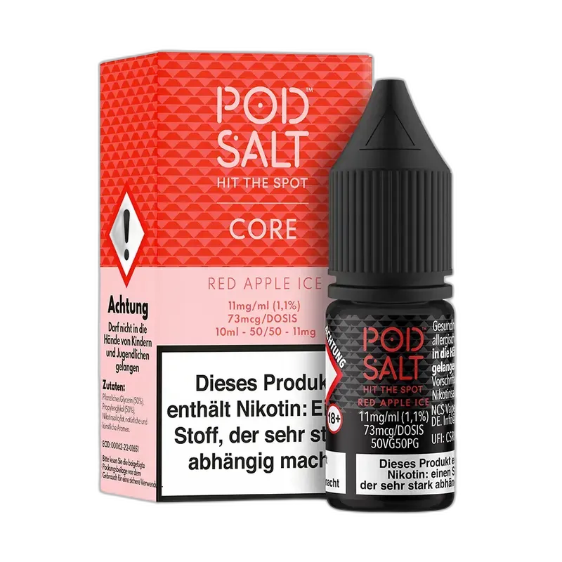 Liquid Red Apple Ice - Pod Salt Core Nikotinsalz 11mg Liquid Red Apple Ice - Pod Salt Core Nikotinsalz 11mg