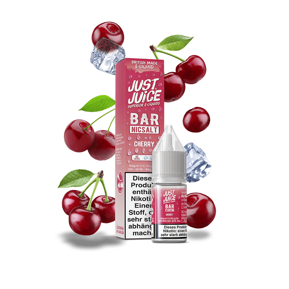 Liquid Cherry - Just Juice Bar Nikotinsalz Liquid Cherry - Just Juice Bar Nikotinsalz