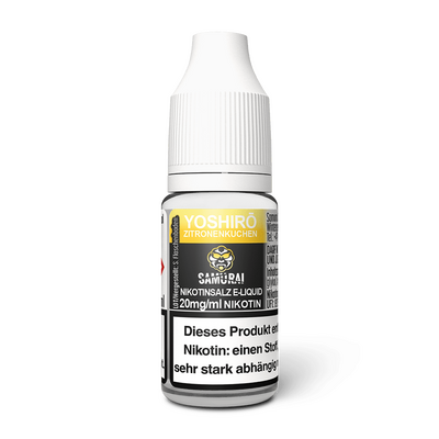 Liquid Yoshiro Zitronenkuchen - Samurai Nikotinsalz 20mg