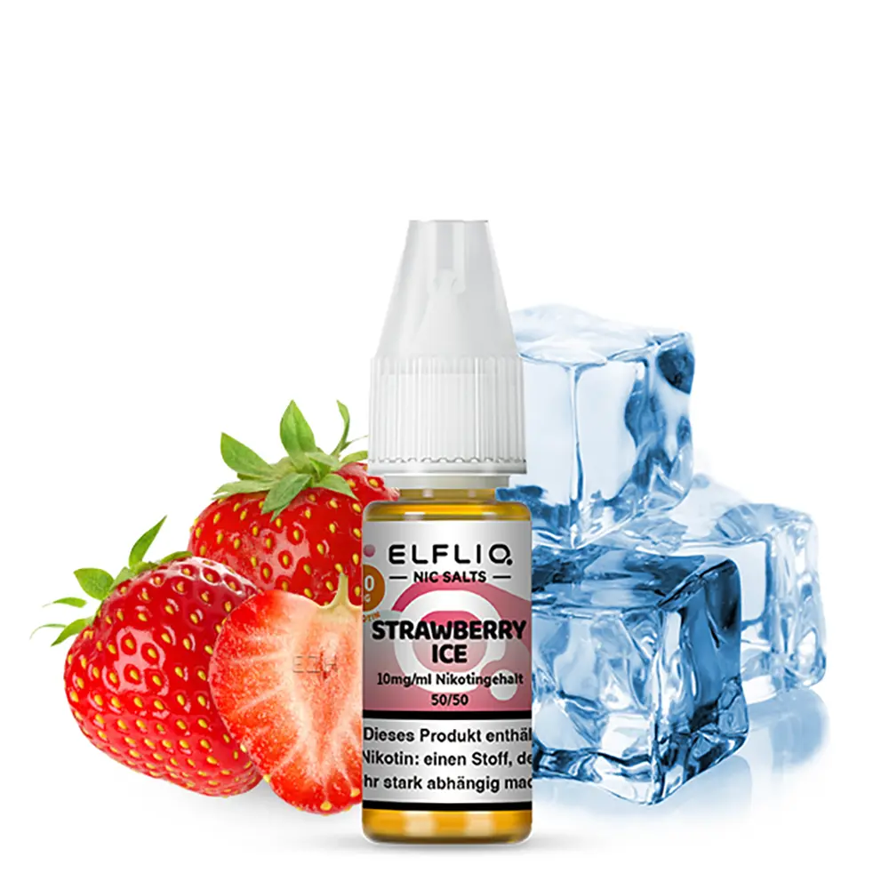 Liquid Strawberry Ice - Elfliq Nikotinsalz 10mg Liquid Strawberry Ice - Elfliq Nikotinsalz 10mg