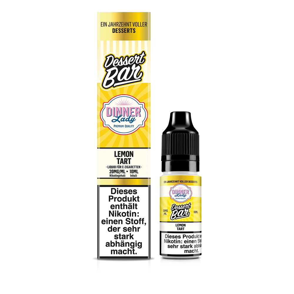 Dinner Lady Nikotinsalz Lemon Tart 50/50 10ml Liquid 20mg