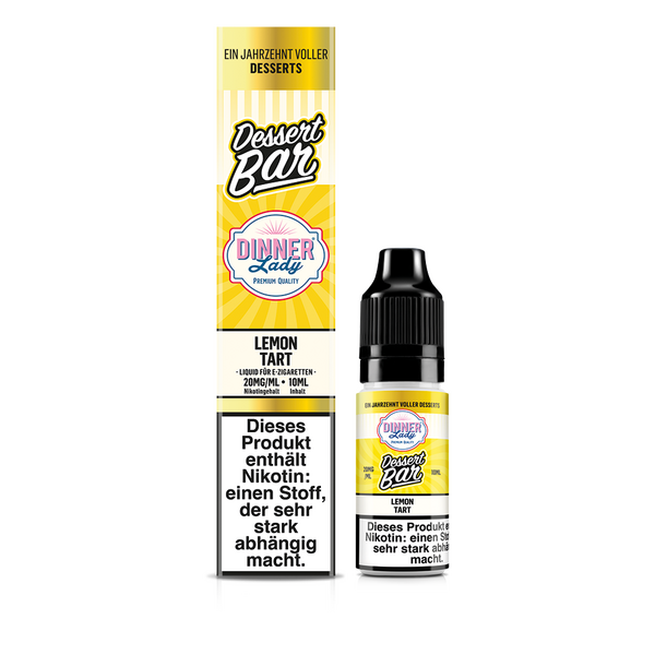 Dinner Lady Nikotinsalz Lemon Tart 50/50 10ml Liquid 20mg