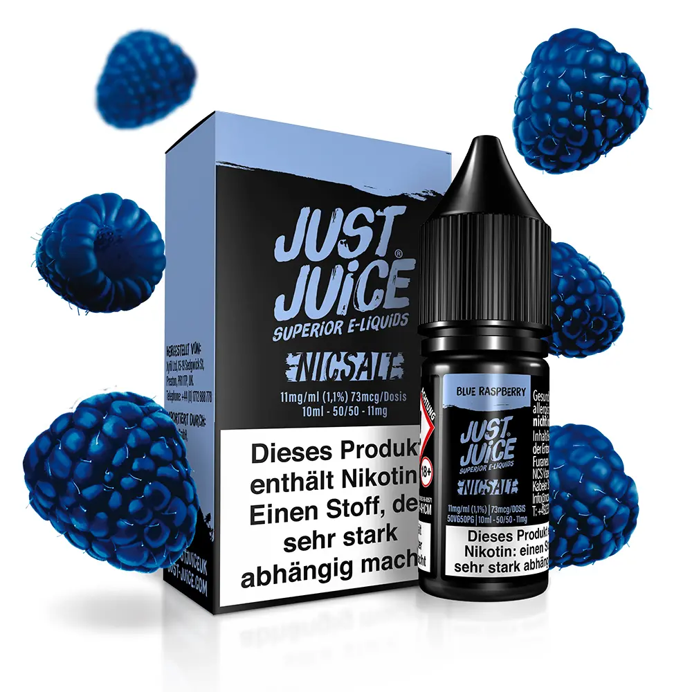 Just Juice Nikotinsalz - Blue Raspberry - 10ml 11mg 