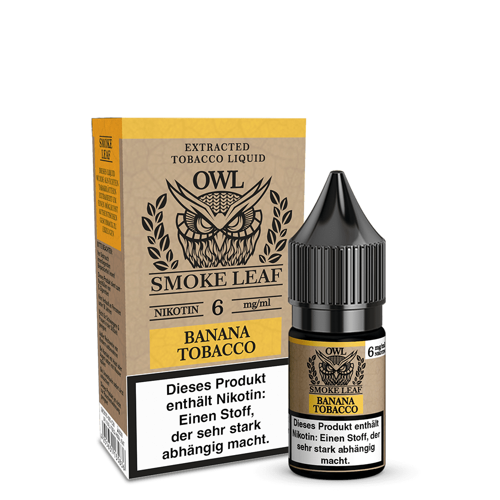 OWL Smoke Leaf Banana Tobacco Liquid 6mg