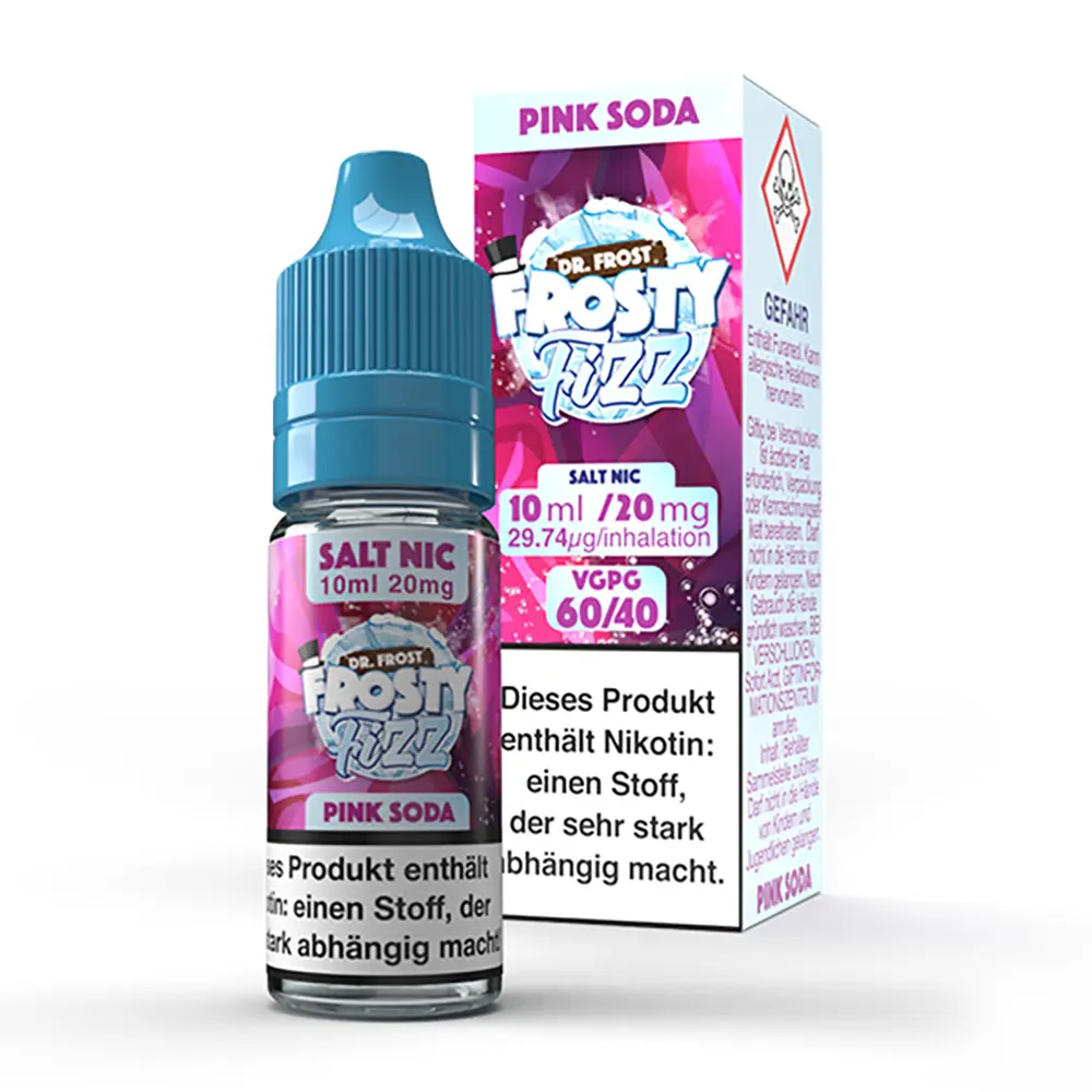 Liquid Frosty Fizz Pink Soda - Dr. Frost Nikotinsalz Liquid Frosty Fizz Pink Soda - Dr. Frost Nikotinsalz
