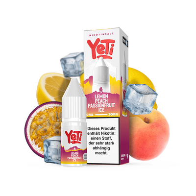 Yeti Summit Nikotinsalz - Lemon Peach Passionsfruit Ice - Overdosed 20mg