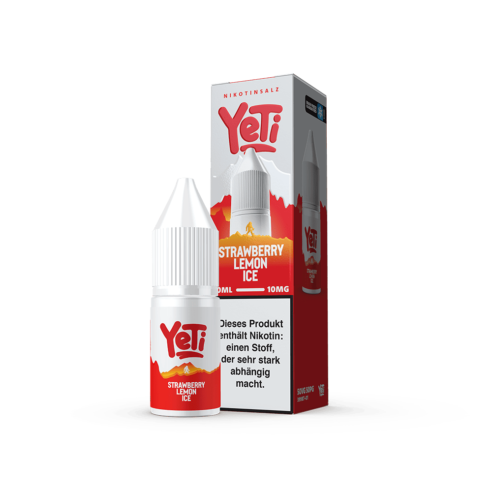 Liquid Strawberry Lemon Ice - Yeti Summit Nikotinsalz 10mg