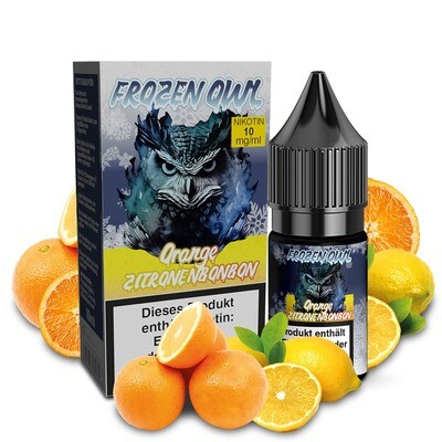 Liquid Orange Zitronenbonbon - Frozen OWL Nikotinsalz 10mg