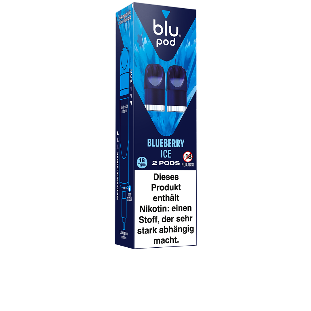 blu Pod BLUEBERRY ICE 18mg/ml blu Pod BLUEBERRY ICE 18mg/ml