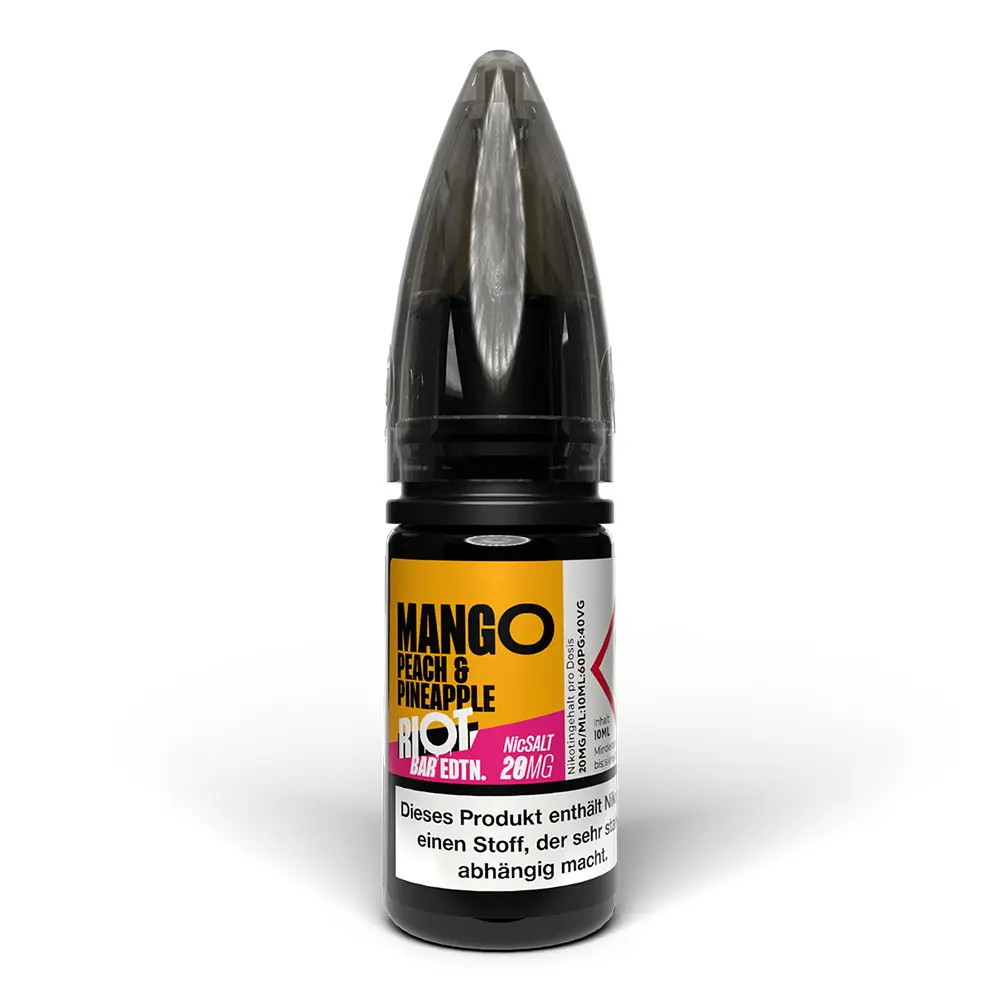Liquid Mango Peach Pineapple - RIOT BAR EDTN Nikotinsalz