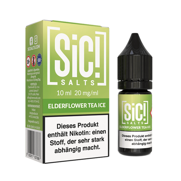 SIC Nikotinsalz Liquid - Elderflower Tea Ice - 20mg