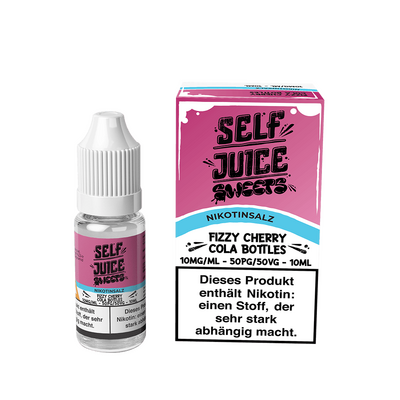 Liquid Fizzy Cherry Cola Bottles - Self Juice Nikotinsalz Liquid Fizzy Cherry Cola Bottles - Self Juice Nikotinsalz