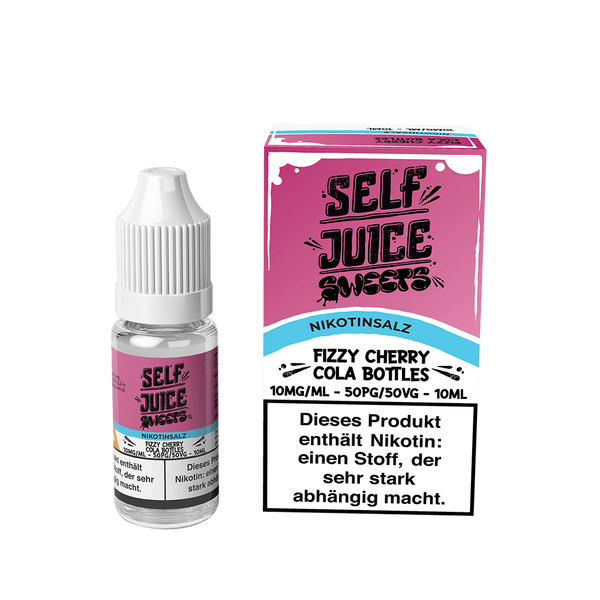 Liquid Fizzy Cherry Cola Bottles - Self Juice Nikotinsalz Liquid Fizzy Cherry Cola Bottles - Self Juice Nikotinsalz
