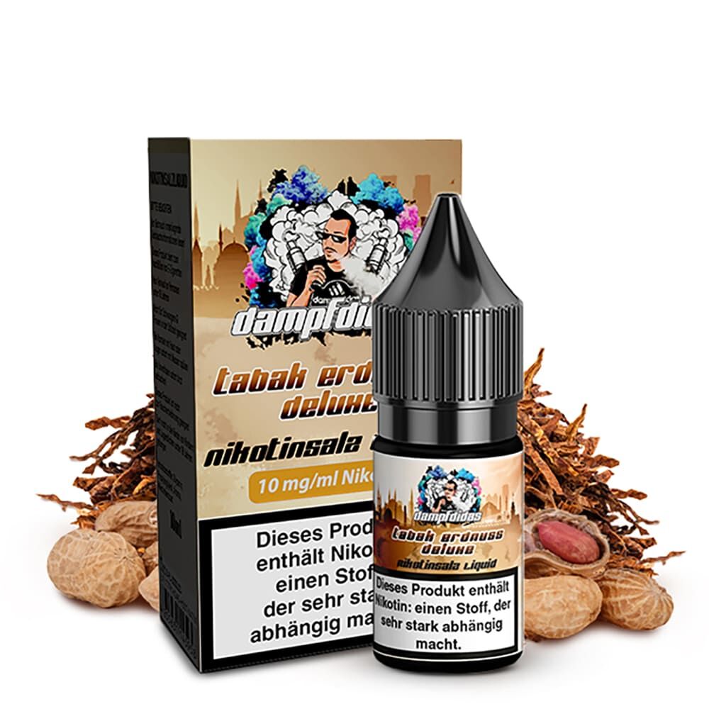 Liquid Tabak Erdnuss Deluxe - Dampfdidas Nikotinsalz Liquid Tabak Erdnuss Deluxe - Dampfdidas Nikotinsalz