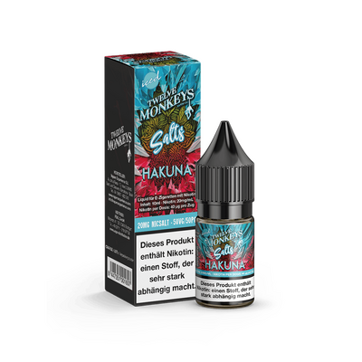 Liquid Hakuna - Twelve Monkeys Nikotinsalz 20mg Liquid Hakuna - Twelve Monkeys Nikotinsalz 20mg