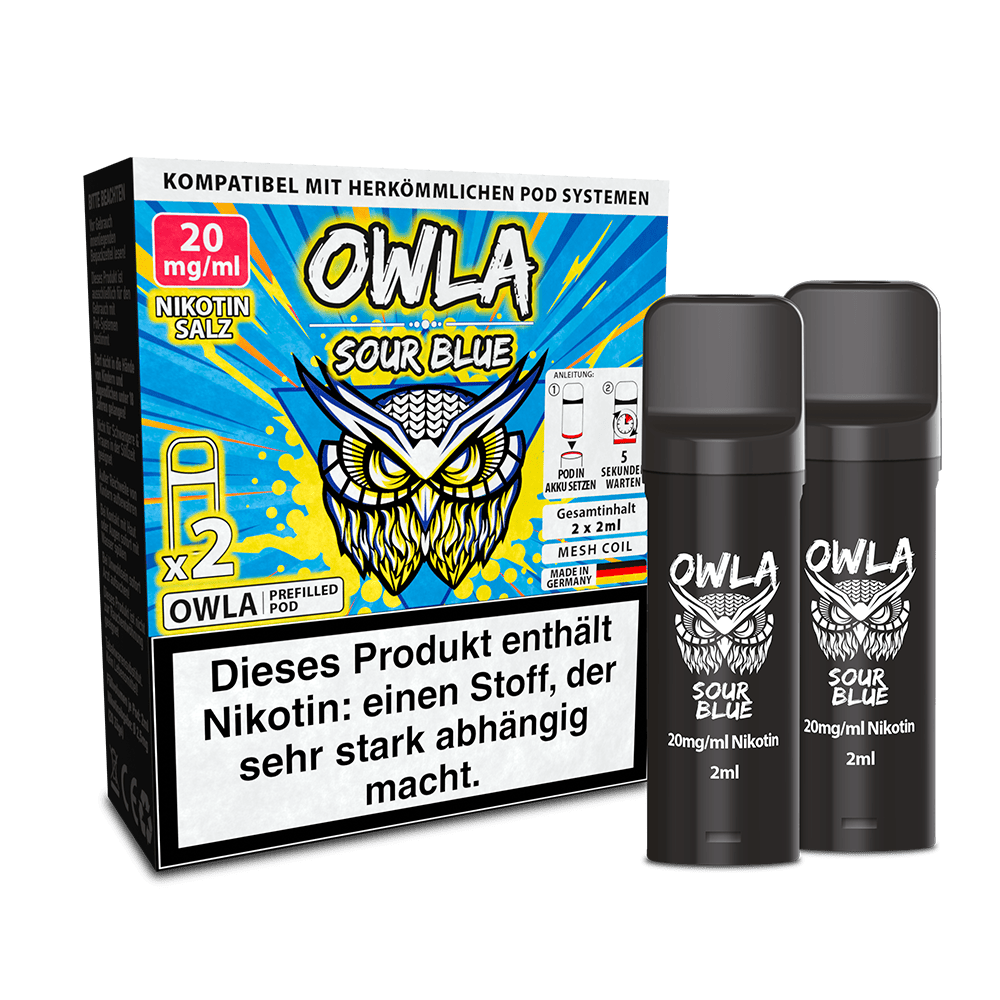 OWLA Pod - Sour Blue - 20mg Nikotinsalz