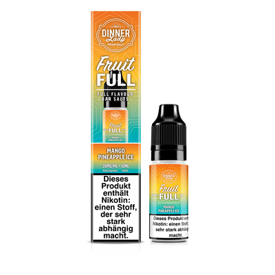 Liquid Mango Pineapple Ice - Dinner Lady Fruit Full Nikotinsalz 20mg Liquid Mango Pineapple Ice - Dinner Lady Fruit Full Nikotinsalz 20mg