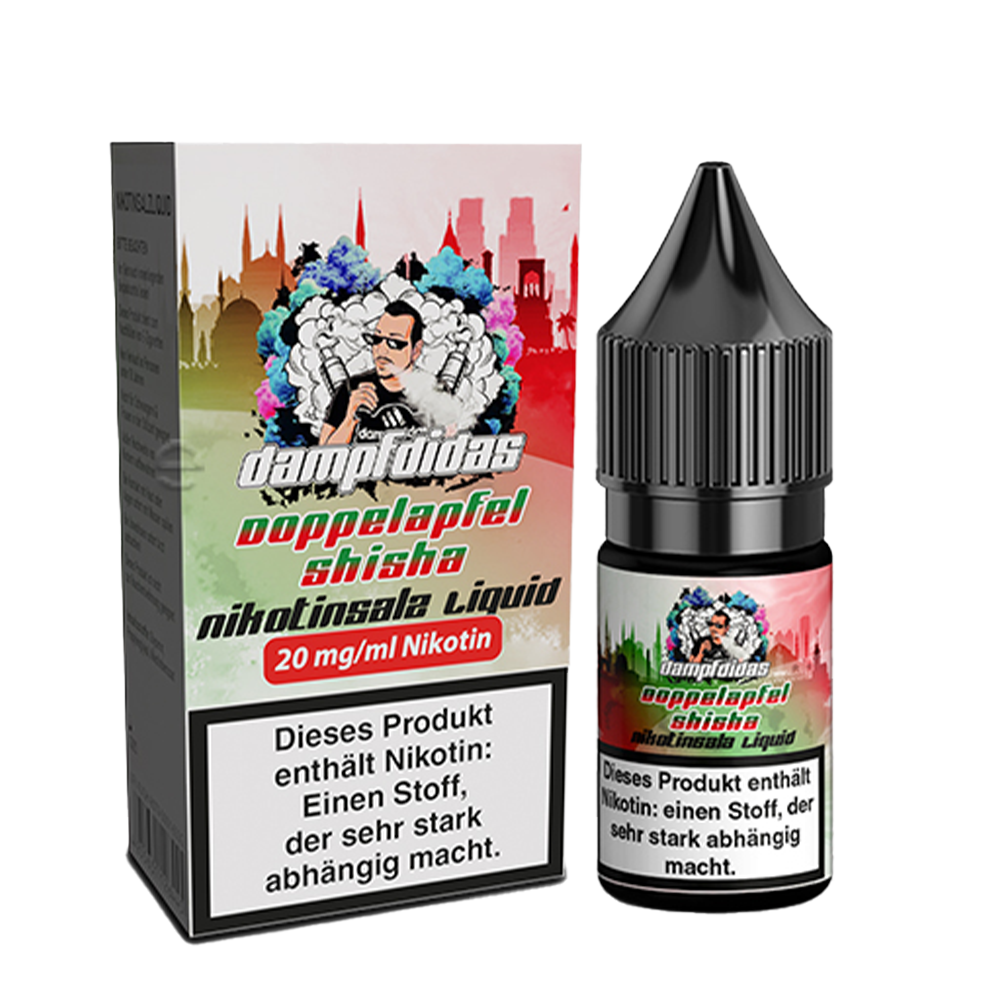 Liquid Doppelapfel Shisha - Dampfdidas Nikotinsalz