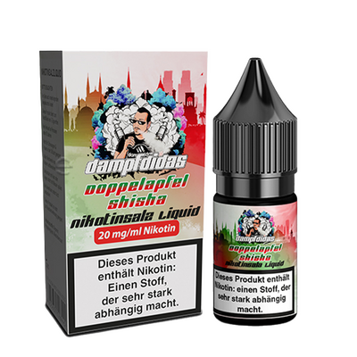 Liquid Doppelapfel Shisha - Dampfdidas Nikotinsalz