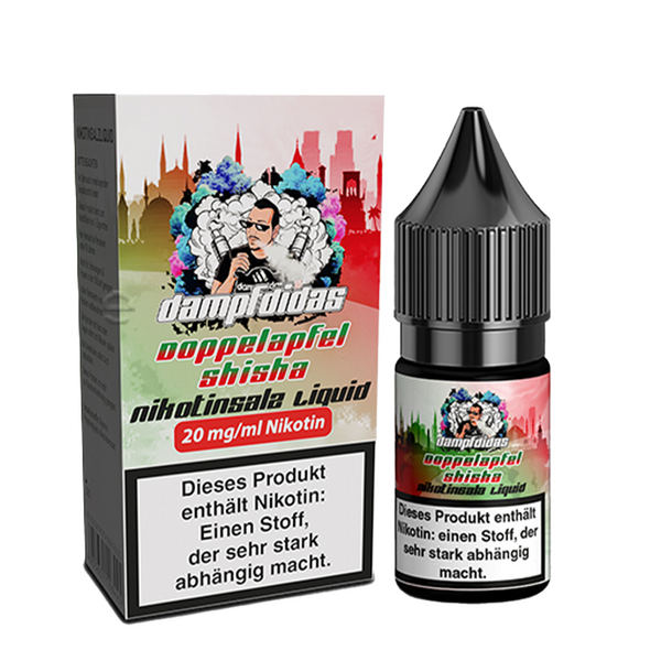 Liquid Doppelapfel Shisha - Dampfdidas Nikotinsalz Liquid Doppelapfel Shisha - Dampfdidas Nikotinsalz