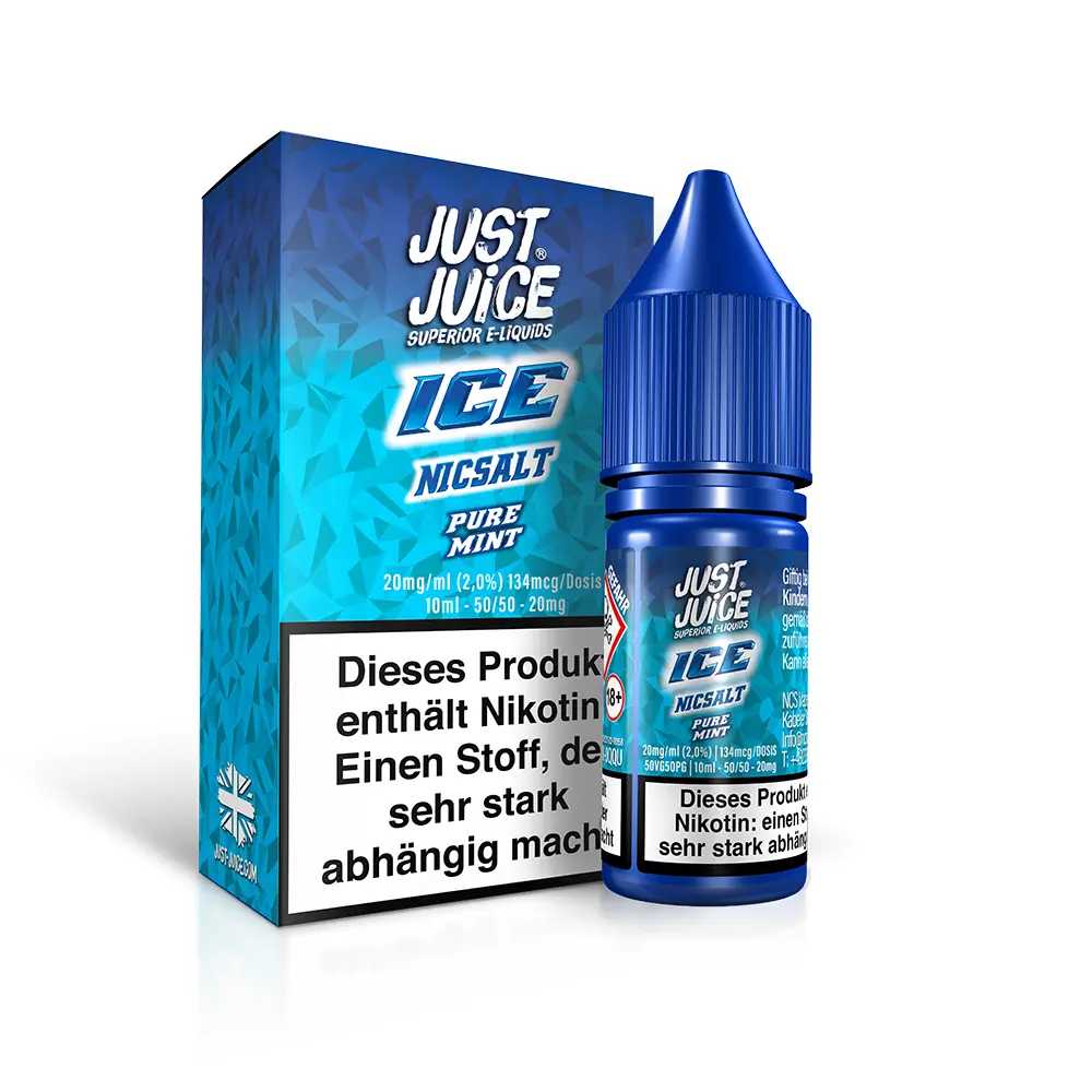 Liquid Pure Mint ICE - Just Juice Bar Nikotinsalz 20mg 