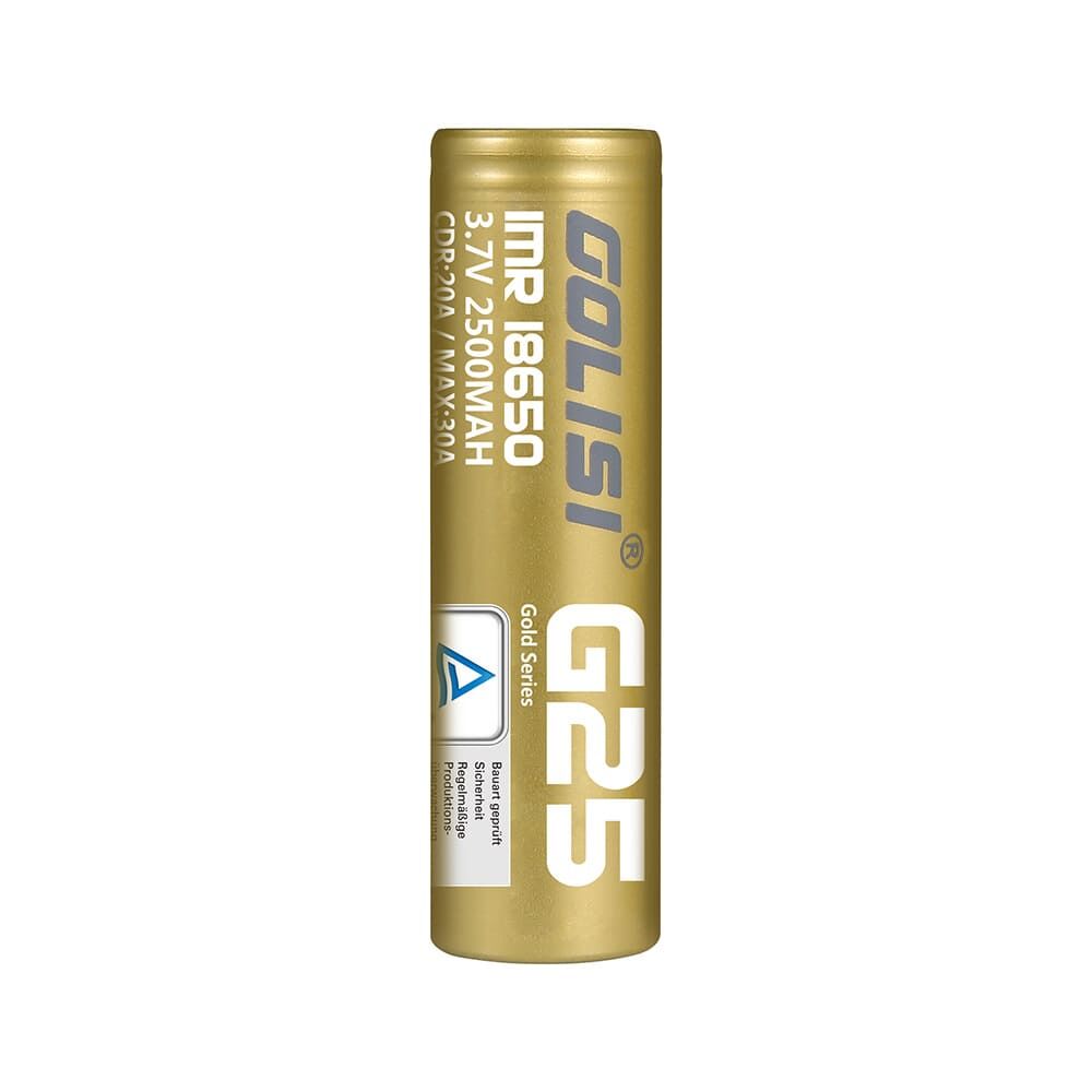 Golisi G25 Akku 18650 2500mAh/20A Golisi G25 Akku 18650 2500mAh/20A