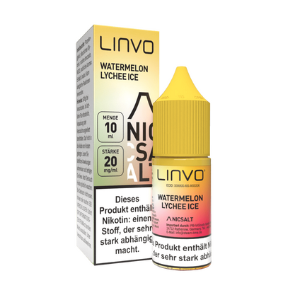 Linvo Nikotinsalz - Watermelon Lychee Ice - Liquid 20mg 10ml