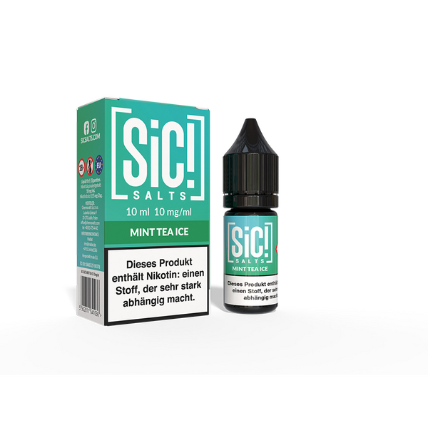 SIC Nikotinsalz - Mint Tea Ice -10ml Liquid 10mg SIC Nikotinsalz Mint Tea Ice 10ml Liquid 10mg