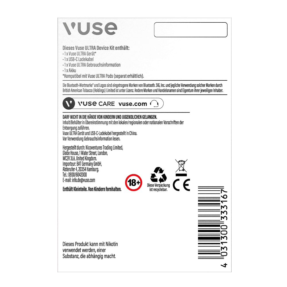Vuse Ultra Device Pearl Rose
