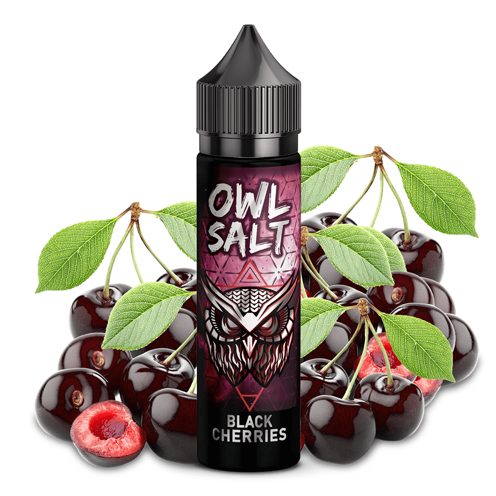 OWL Salt Aroma Longfill - Black Cherries - 10ml in 60ml Flasche  C