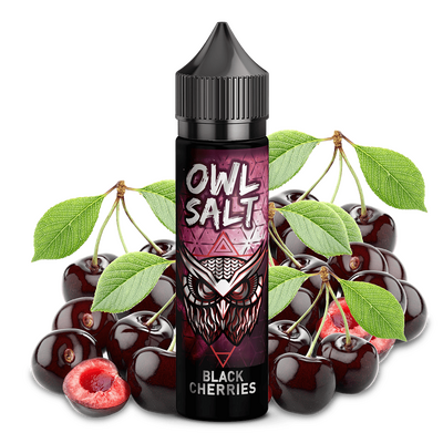 OWL Salt Aroma Longfill - Black Cherries - 10ml in 60ml Flasche C OWL Salt Aroma Longfill - Black Cherries - 10ml in 60ml Flasche C