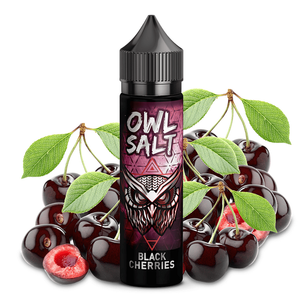 OWL Salt Aroma Longfill - Black Cherries - 10ml in 60ml Flasche C OWL Salt Aroma Longfill - Black Cherries - 10ml in 60ml Flasche C