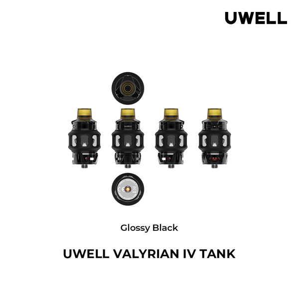 Uwell Valyrian 4 Tank Glossy Black Uwell Valyrian 4 Tank Glossy Black