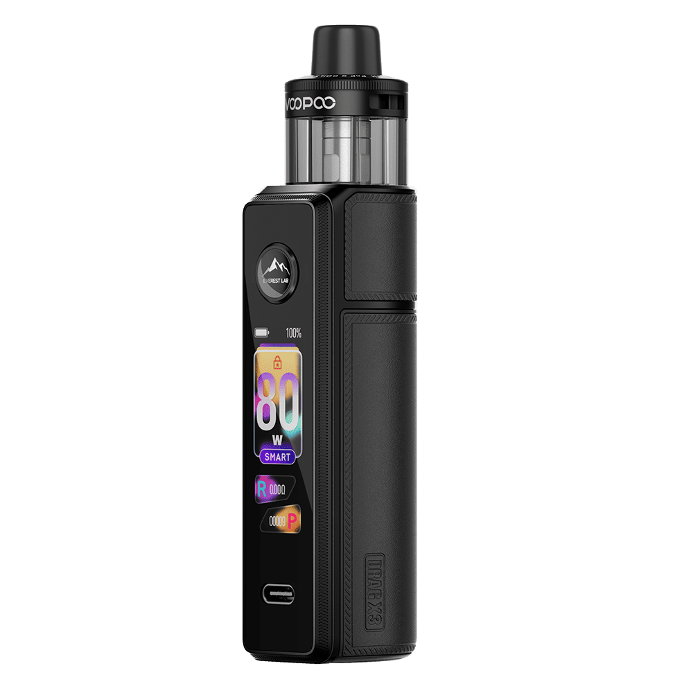 Voopoo Drag X3 Kit Spray Black Voopoo Drag X3 Kit Spray Black