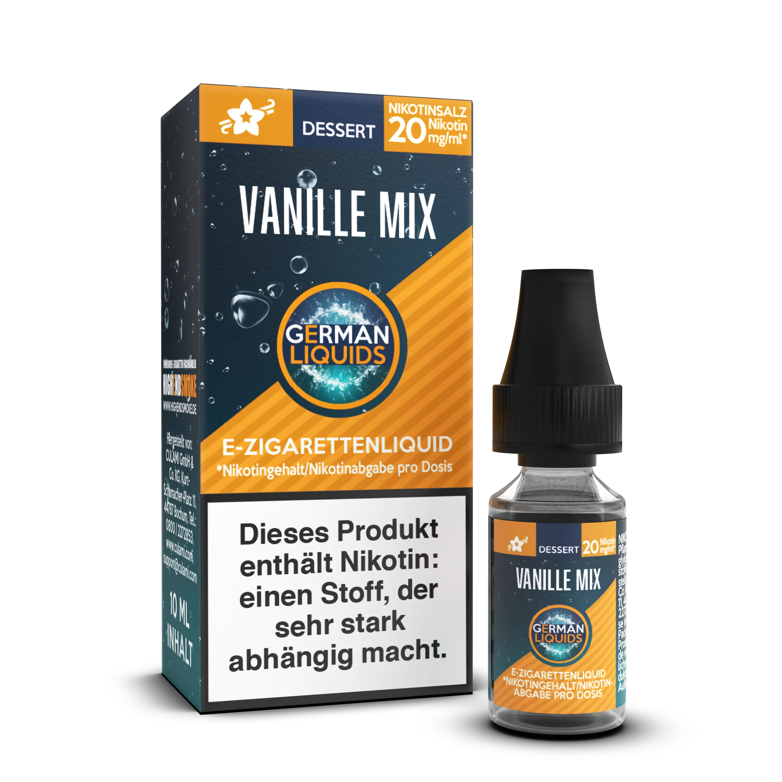 Liquid Vanille Mix - German Liquids Nikotinsalz 20mg Liquid Vanille Mix - German Liquids Nikotinsalz 20mg